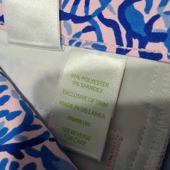 Lilly‎ Pulitzer Luxletic Shorts Size 0 New - Picture 5 of 7